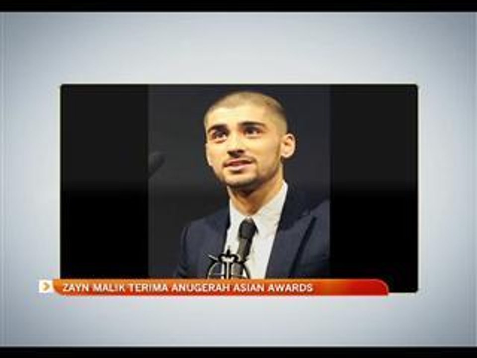 Zayn Malik terima anugerah Asian Awards