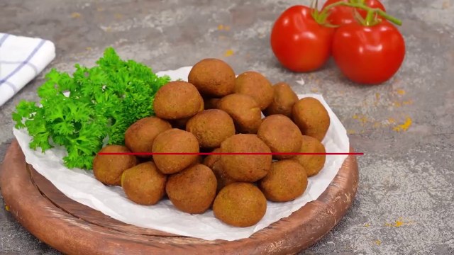 Lezzeti Garanti Dışı Çıtır İçi Yumuşacık Falafel (Nohut Köftesi)
