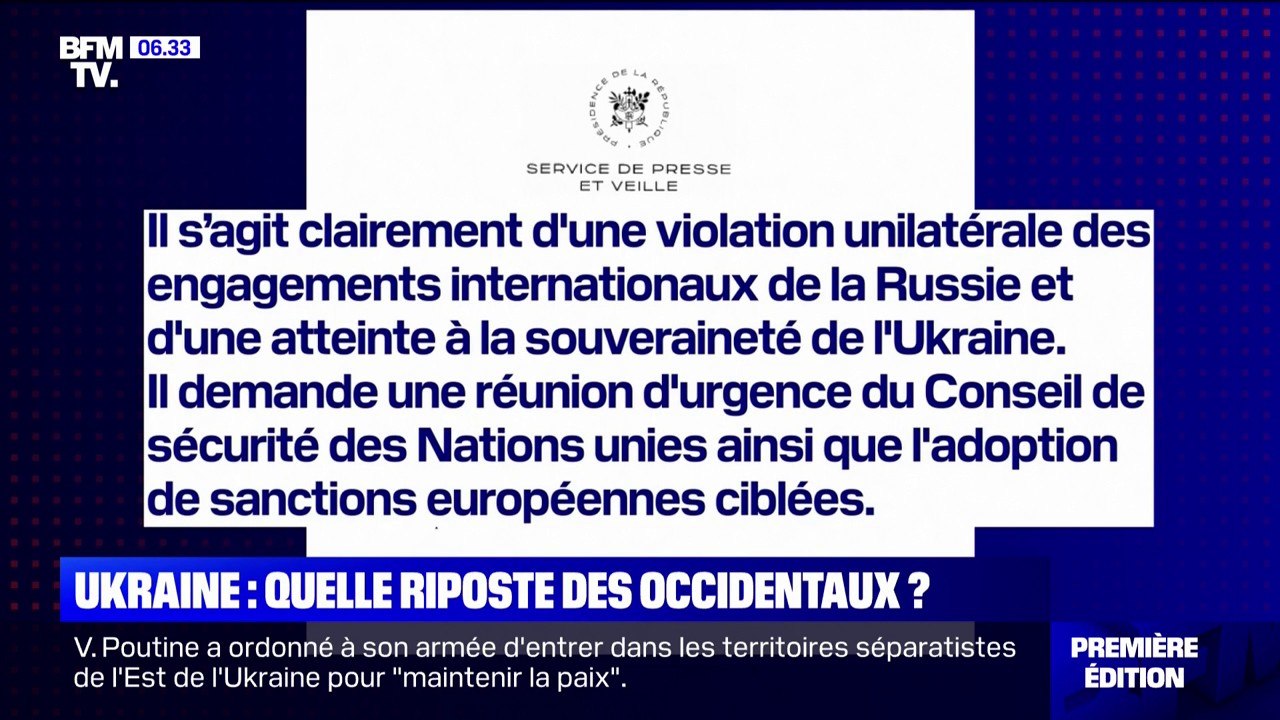 Ukraine: après les déclarations de Vladimir Poutine, quelle réponse peuvent apporter les Occidentaux ?