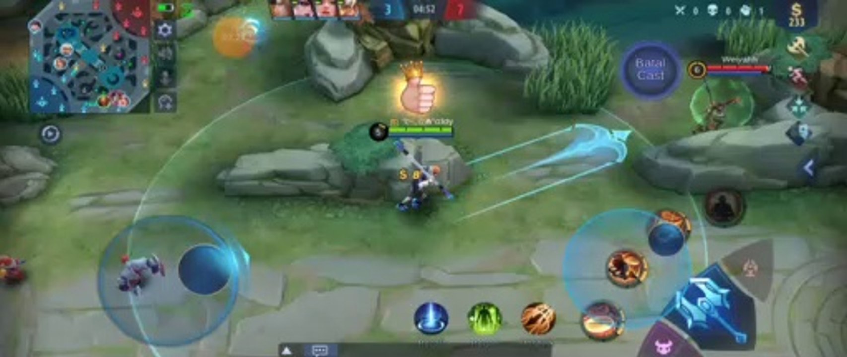 I'm playing the game, someone is calling