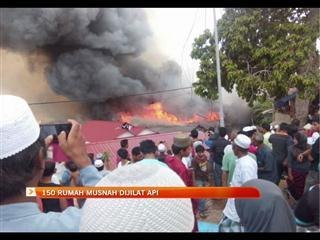 150 rumah musnah dijilat api di Langkawi