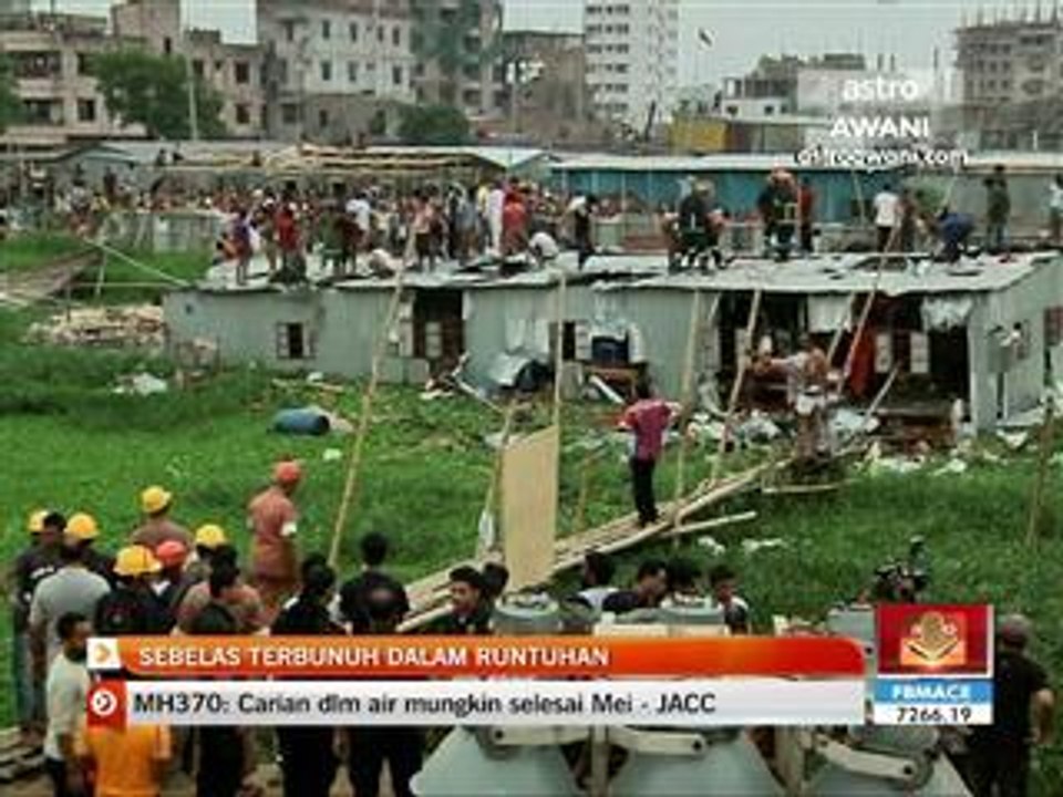 Sebelas terbunuh dalam runtuhan