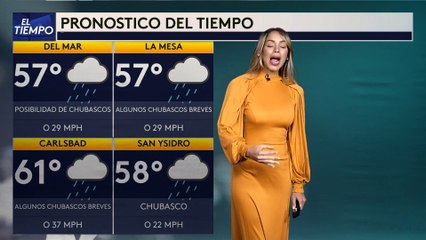 Pronóstico del tiempo para hoy martes 22 de febrero.