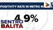 OCTA Research: Positivity rate ng COVID-19 sa Metro Manila, bumaba na sa 4.9%; OCTA, tiwalang handa na ang NCR para sa Alert level 1