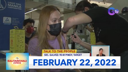 Balitanghali Express: February 22, 2022 [HD]