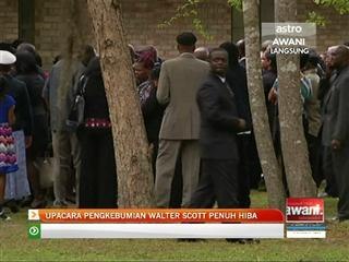 Upacara pengkebumian Walter Scott penuh hiba