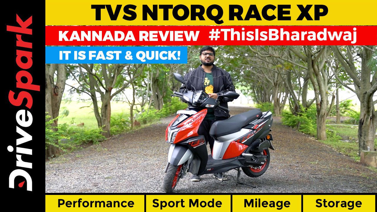 TVS Ntorq Race XP Kannada Review | Performance, Sport Mode, Mileage, Storage, Connected Technology