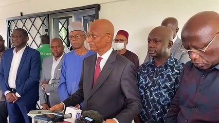 Cellou Dalein fait le point après sa rencontre avec le CNRD au camp Samory Touré