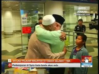 94 lagi pelajar Malaysia di Yaman selamat tiba