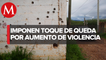 Pobladores de Zacatecas han autoimpuesto un toque de queda debido al incremento de la violencia