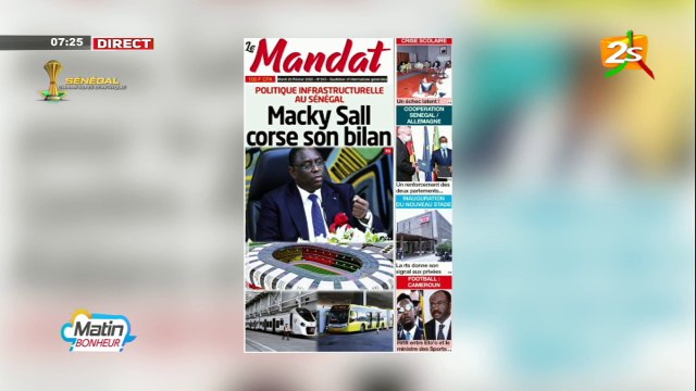 SUIVEZ MATIN BONHEUR DU MARDI 22 FEVRIER 2022 AVEC ASTOU DIONE