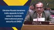 De-escalation of Russia-Ukraine tensions immediate priority: India at UNSC