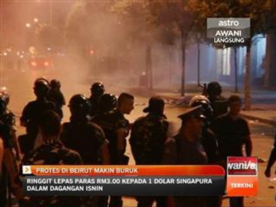 Protes di Beirut terus memburuk