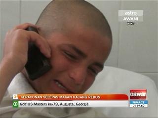 Keracunan selepas makan kacang rebus