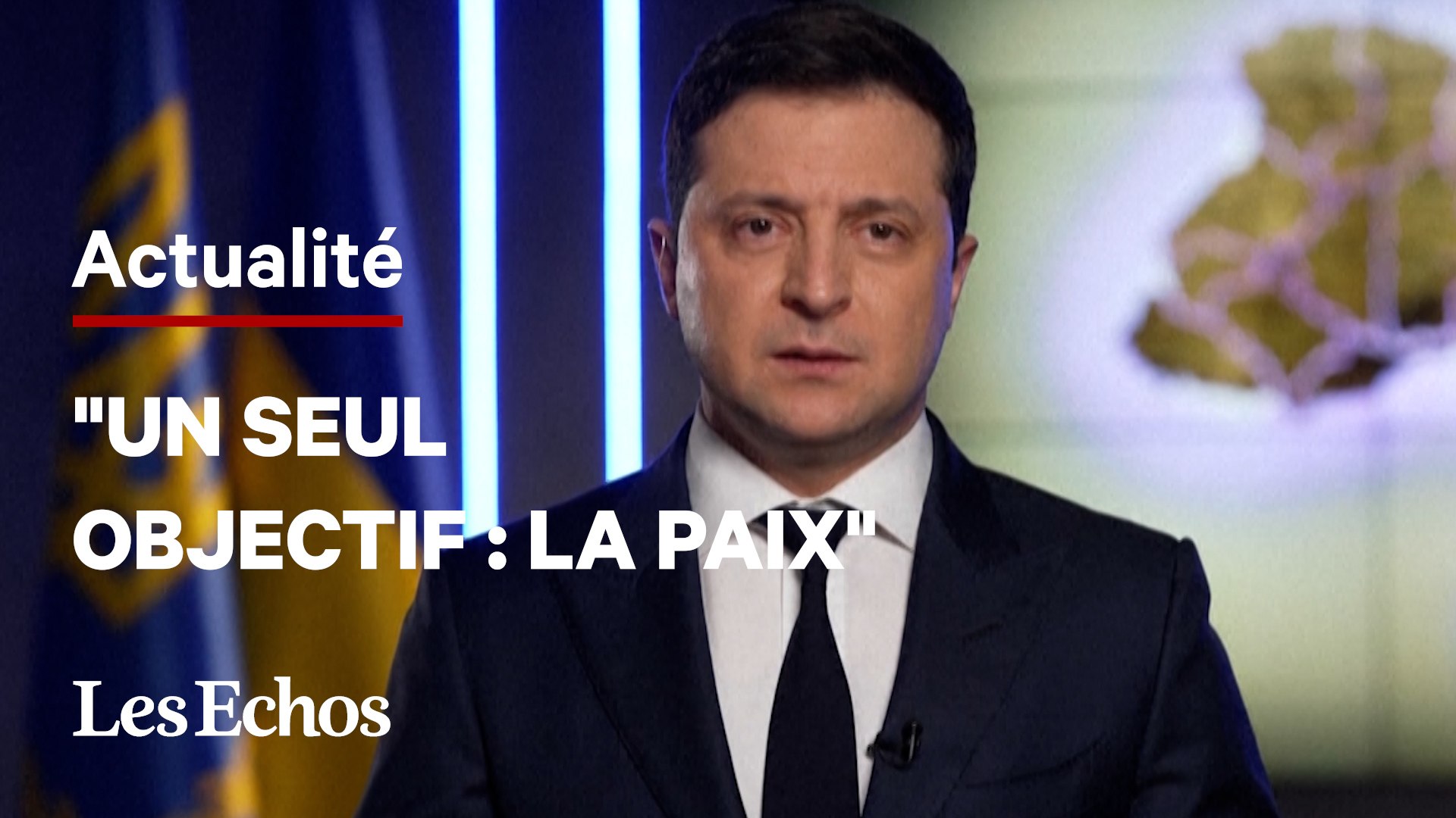 Le président ukrainien Volodymyr Zelensky dénonce une