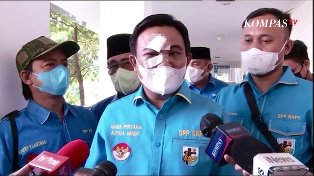 Penampakan Ketum KNPI Babak Belur Dikeroyok, Hadiri Sidang Ferdinand Hutahaean