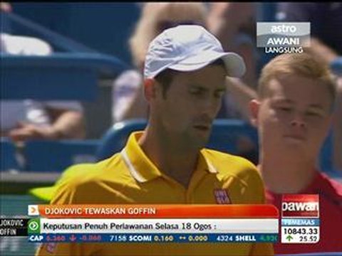 Tenis Masters Cincinnati 2015: Novak Djokovic tewaskan David Goffin