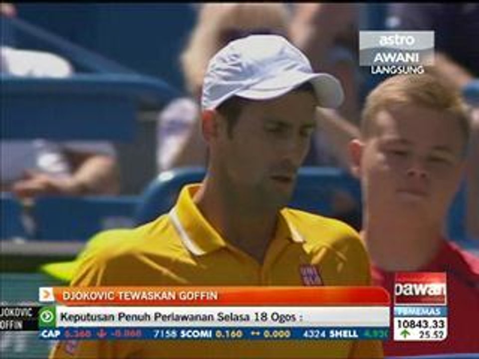 Tenis Masters Cincinnati 2015: Novak Djokovic tewaskan David Goffin