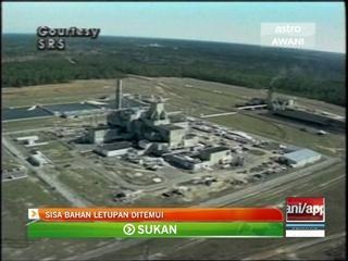 Sisa bahan letupan ditemui