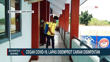 Satgas Covid-19 Lapas Indramayu Disinfeksi Ruangan & Siapkan Alat Komunikasi Khusus bagi Pengunjung
