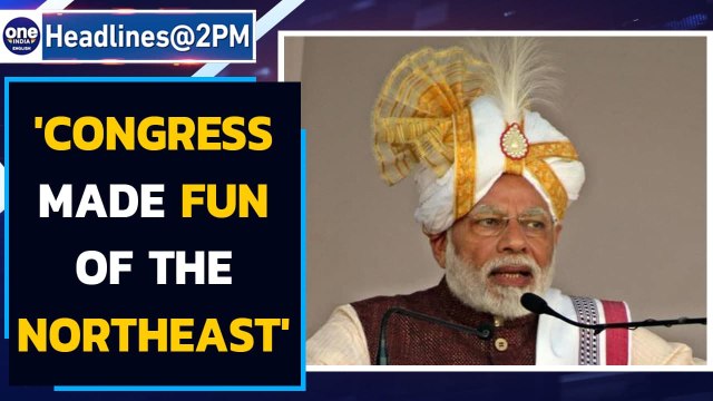 Manipur: PM Modi addresses rally in Imphal, alleges Congress made fun of northeast | Oneindia News