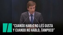 Almeida: “Parece curioso que cuando hablo no les gusta y cuando no hablo, tampoco