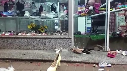 Loja de calçados é arrombada no Centro