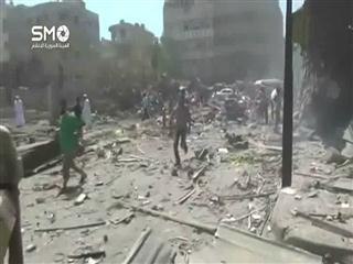 Air strikes near Damascus kill at least 80 people: activists