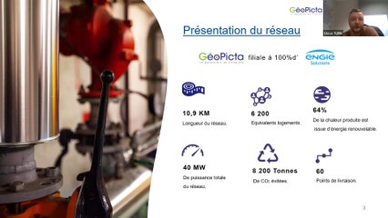 Mise en œuvre d’une stratégie de pilotage optimisée sur un réseau de chaleur géothermique