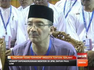 Tindakan tegas terhadap anggata tentera terlibat