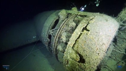 Relitto di un idrovolante tedesco trovato in mare nel Siracusano