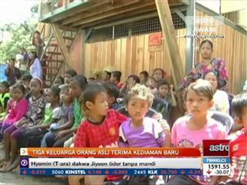 Tiga keluarga orang asli terima kediaman baru