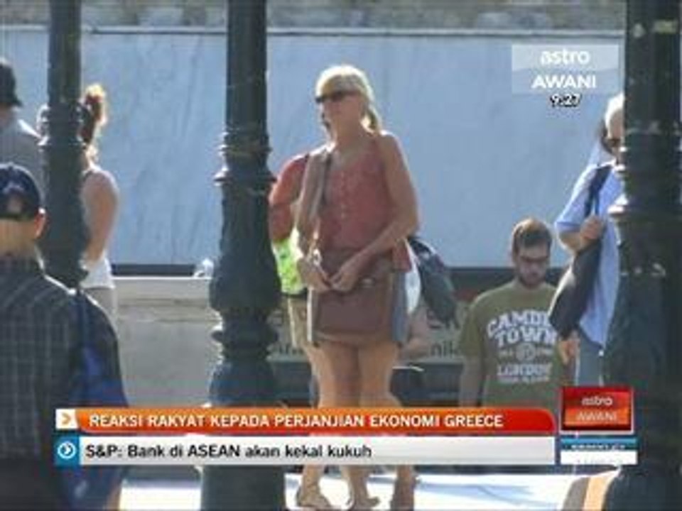 Reaksi rakyat kepada perjanjian ekonomi Greece