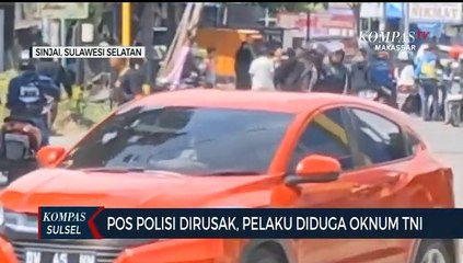 Pos Polisi Dirusak, Pelaku Diduga Oknum Tni