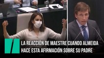 La reacción de Rita Maestre cuando Almeida hace esta afirmación sobre su padre