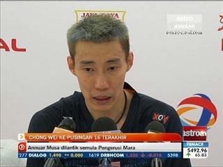 Lee Chong Wei ke pusingan 16 terakhir