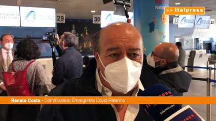 Covid, all'interno dell'aeroporto di Palermo un punto per vaccinarsi