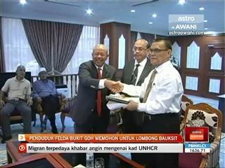 Penduduk Felda Bukit Goh memohon untuk lombong bauksit