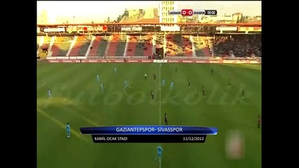 Gaziantepspor 0-1 Sivasspor (Extra Time) 11.12.2012 - 2012-2013 Turkish Cup 5th Round
