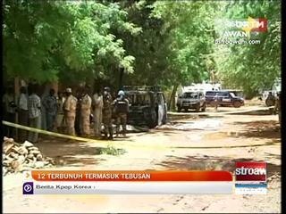 12 terbunuh termasuk tebusan