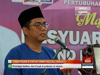 Tiada pelan B untuk UMNO kecuali bersatu