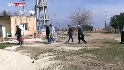 Sağlık neferleri sınırın sıfır noktasında aşılama çalışmalarını sürdürüyor