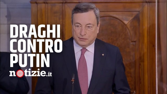 Ucraina-Russia, Draghi: “Da Putin inaccettabile violazione, prepariamo sanzioni”