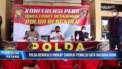 Polda Bengkulu Bongkar Sindikat Pemalsu Data Nasabah Bank