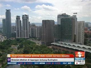 Kejatuhan harga minyak beri kesan kepada negara