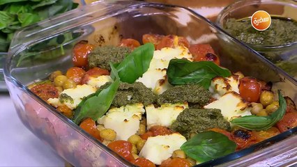 جبنة حلوم وحمص في الفرن | مروة مهنى