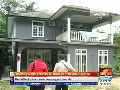 Mangsa waris enggan mengulas penemuan MH370