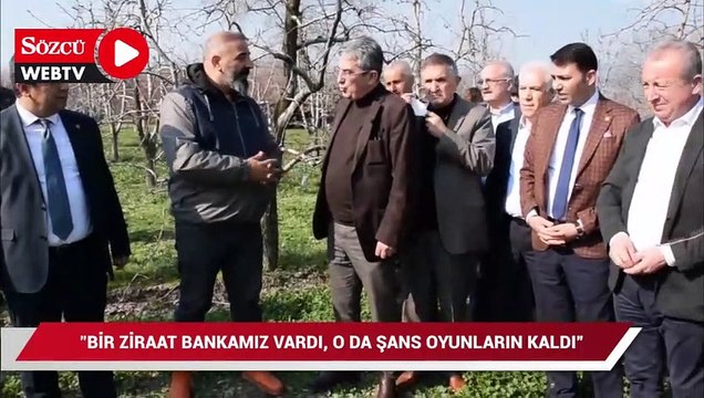 Çiftçi böyle isyan etti: Bir Ziraat Bankamız kaldı, o da şans oyunlarına kaldı!