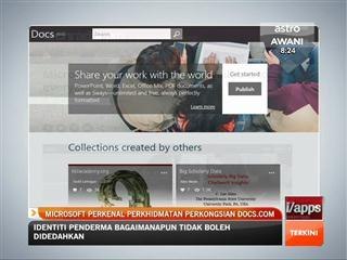 Microsoft perkenal perkhidmatan perkongsian docs.com