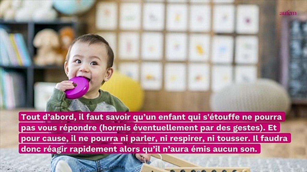 Comment réagir quand un enfant s’étouffe ? Voici les gestes à appliquer d’urgence